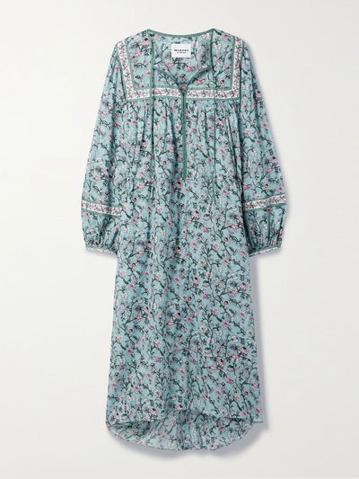 Isabel Marant Étoile Greila floral-print cotton-voile midi dress at Collagerie