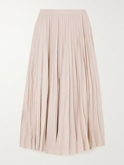 Joseph Pleated pink midi skirt at Collagerie