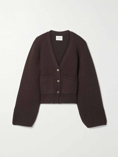 Khaite Scarlet cashmere cardigan at Collagerie