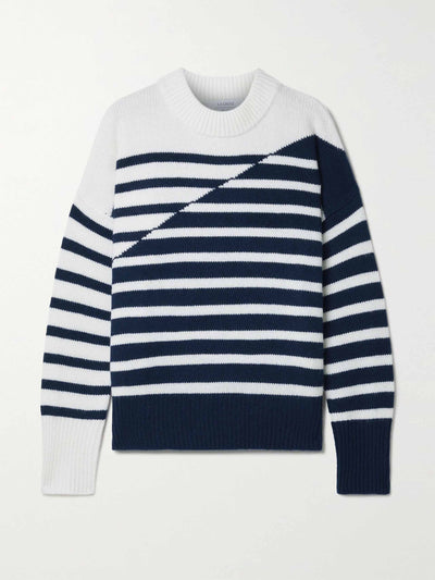 La Ligne Navy and white striped jumper at Collagerie