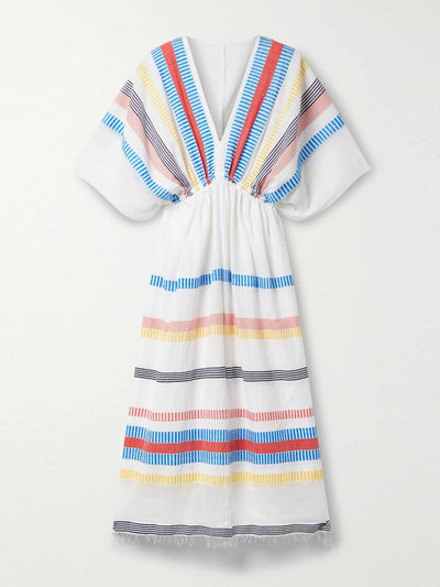 LemLem White and multi-coloured dress at Collagerie