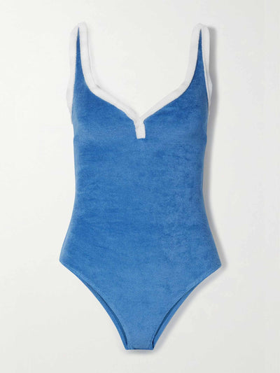 Lisa Marie Fernandez Cotton-blend swimsuit at Collagerie