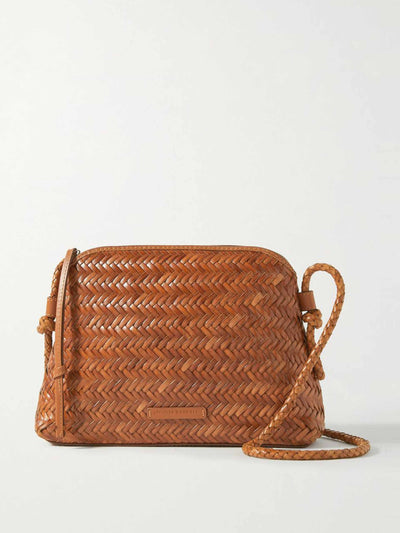 Loeffler Randall Mallory woven leather shoulder bag at Collagerie