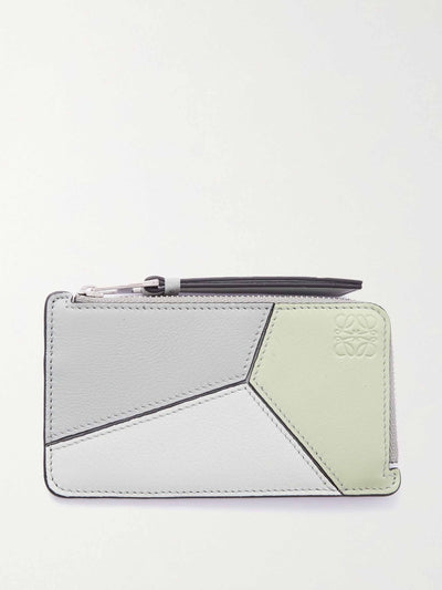 Loewe Puzzle color-block leather cardholder at Collagerie