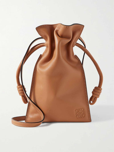 Loewe Pocket leather shoulder bag at Collagerie