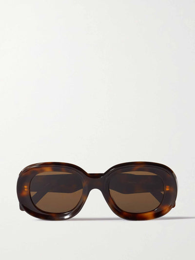 Loewe Round-frame tortoiseshell sunglasses at Collagerie