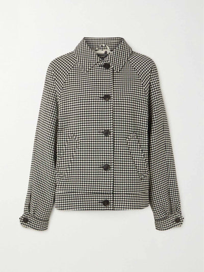 Marni Reversible gingham twill jacket at Collagerie