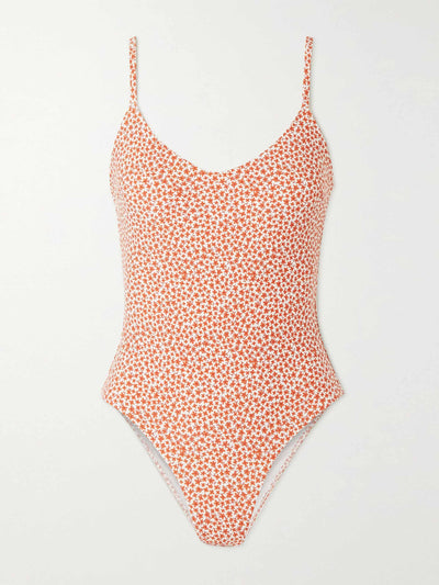 Matteau Floral print swimsuit at Collagerie