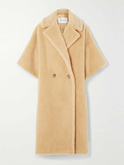 Max Mara Oversized coat with short sleeves at Collagerie