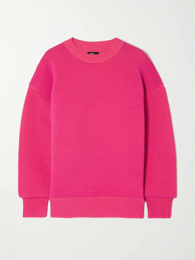 Nagnata Pink ribbed jumper at Collagerie