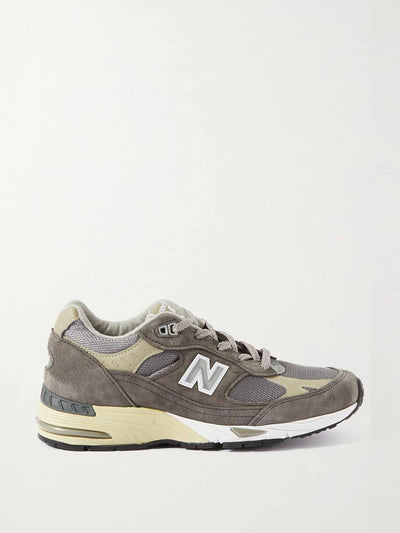 New Balance Faux leather and mesh sneakers at Collagerie