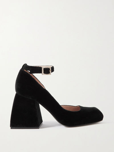 Nodaleto Bulla Pia velvet pumps at Collagerie