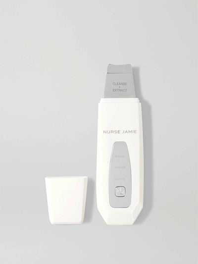 Nurse Jamie Ultrasonic skin scrubbing and enhancing tool at Collagerie