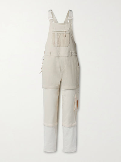 Outdoor Voices White water-resistant overalls at Collagerie