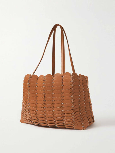 Paco Rabanne Tan leather tote at Collagerie
