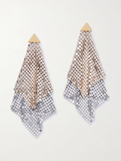 Paco Rabanne Chainmail earrings at Collagerie