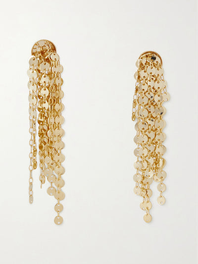 Rosantica Fiesta gold-tone chainmail earrings at Collagerie