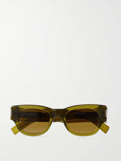 Saint Laurent Eyewear Cat-eye acetate sunglasses at Collagerie