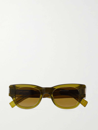 Saint Laurent Eyewear Cat-eye acetate sunglasses at Collagerie