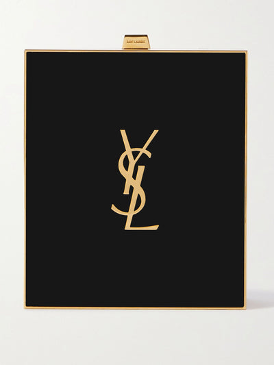 Yves Saint Laurent Tuxedo gold-tone acrylic shoulder bag at Collagerie