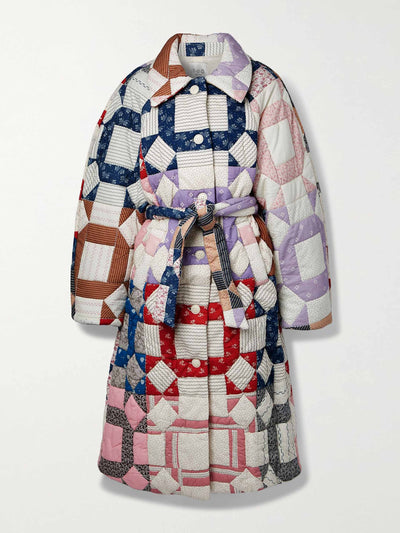 Sea Nohr quilted printed cotton coat at Collagerie