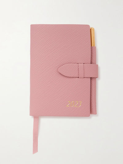 Smythson Wafer 2023 textured-leather diary at Collagerie