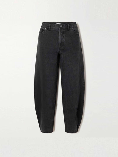 Tibi Black cropped jeans at Collagerie