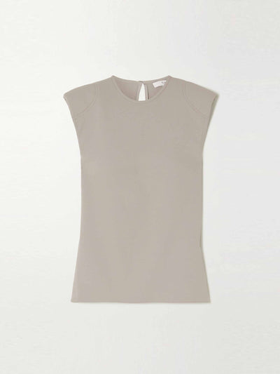 Tibi Grey padded jersey tank at Collagerie