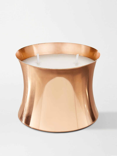 Tom Dixon Gold tone scented candle at Collagerie