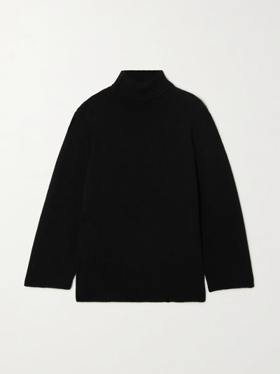 Totême Wool and cashmere-blend turtleneck sweater at Collagerie