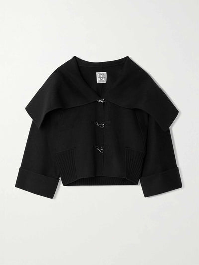 Totême Cropped wool jacket at Collagerie