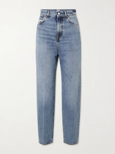 Totême High-rise tapered jeans at Collagerie