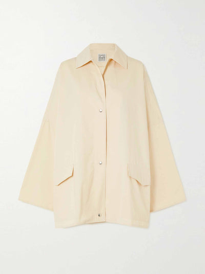 Totême Oversized cotton jacket at Collagerie