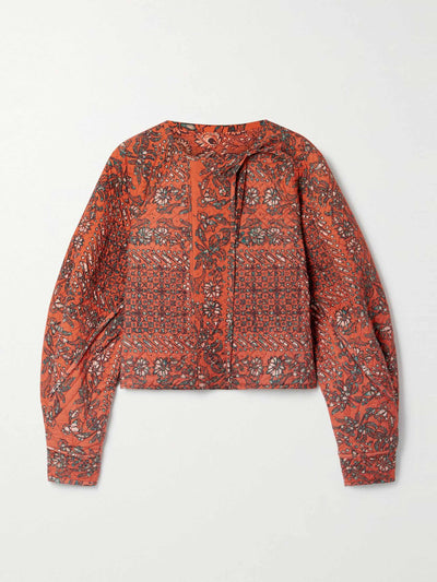 Ulla Johnson Printed quilted cotton jacket at Collagerie
