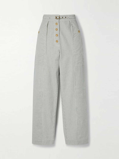 Ulla Johnson Blue and white striped pants at Collagerie