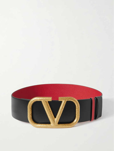 Valentino Reversible leather waist belt at Collagerie