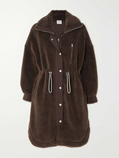 Varley Jones faux shearling coat at Collagerie