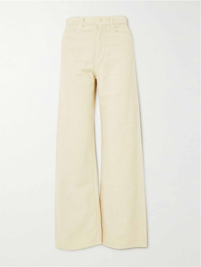 Wandler Cream corduroy trousers at Collagerie