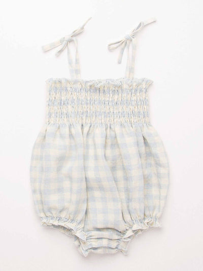 nellie quats Checked baby romper at Collagerie