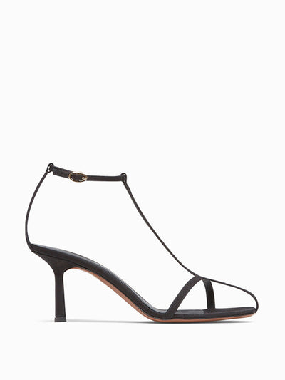 NEOUS Black heeled sandals at Collagerie