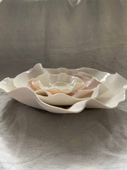 Porcelain wave bowl