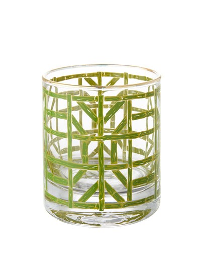 Nina Campbell Bamboo bourbon glass at Collagerie