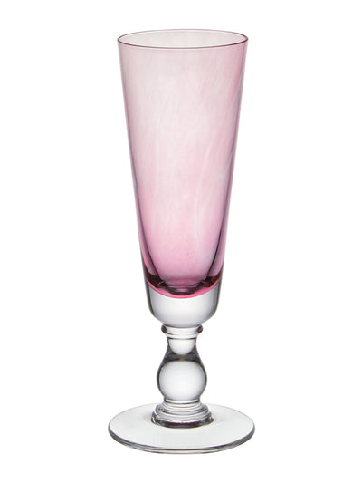 Nina Campbell Pink Jewel champagne flute at Collagerie