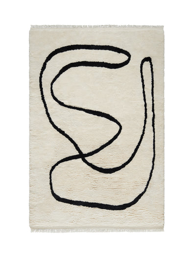 Nordic Knots ‘Simple Object 18’ hand-knotted rug at Collagerie