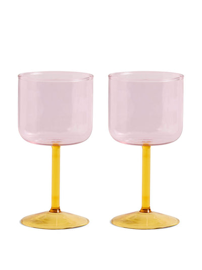 Hay Tint wine glasses (2 pack) at Collagerie