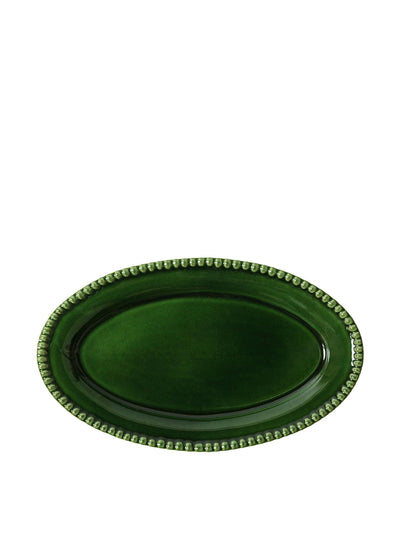 PotteryJo Green stoneware serving plate at Collagerie