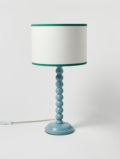 Oliver Bonas Blue and green table lamp at Collagerie