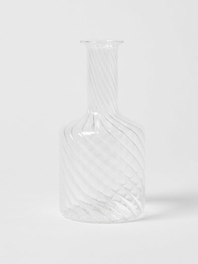 Oliver Bonas Spiral glass carafe at Collagerie