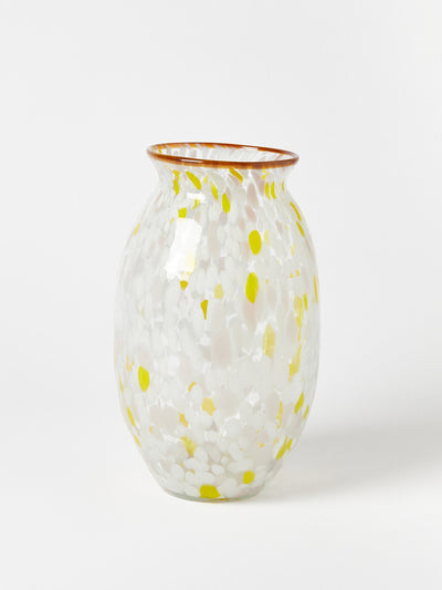 Oliver Bonas Yellow spot vase at Collagerie