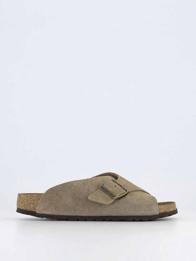 Birkenstock Taupe sandals at Collagerie